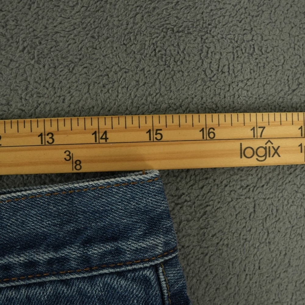 Levi's 505 Jeans Mens 30x30 Blue Medium Wash Regular Fit Denim Straight Leg Y2K - Picture 8 of 11